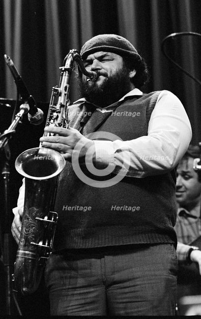 Sal Nistico, Shaw Theatre, London, March, 1985.   Artist: Brian O'Connor.