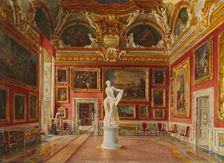 Sala di Giove at the Pitti Palace in Florence, 1875. Creator: Caligo, Domenico (?-1880)