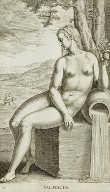 Salamacis, 1587. Creator: Philip Galle