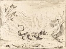 Salamander Surrounded by Flames. Creator: Jacques Callot