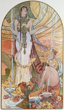 Salambo 1897. Artist: Alphonse Mucha