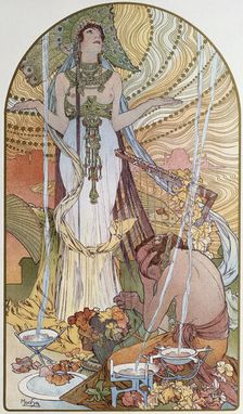 Salambo 1897. Artist: Alphonse Mucha
