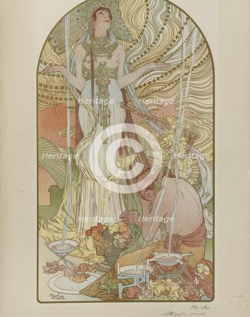 Salammbô. Artist: Mucha, Alfons Marie (1860-1939)