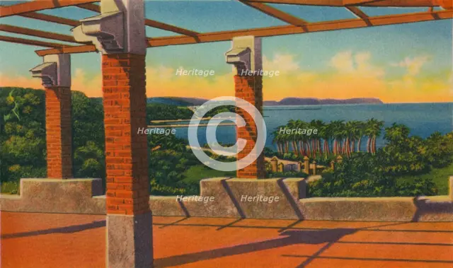 'Salgar Bathing Beach, 18 kilometers from Barranquilla', c1940s. Artist: Unknown.