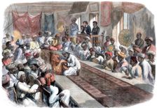 Sale at Calcutta of valuable government presents and Lucknow jewels 1860