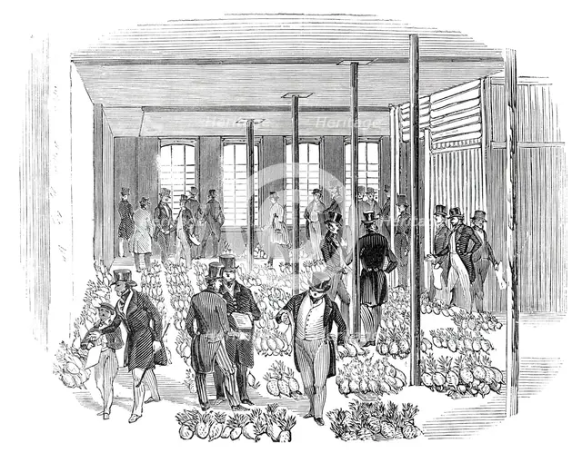 Sale of West India Pine Apples, 1844. Creator: Unknown.