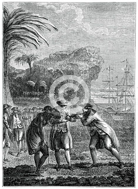 'Sale of a Negro Slave', (1885).Artist: Eisen