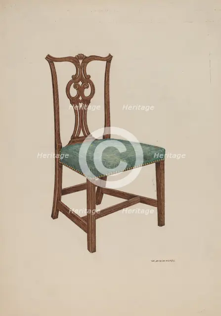 Salem Chair, c. 1937. Creator: William Kieckhofel.