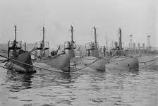 SALEM, GRAYLING, TARPON, OCTOPUS, BONITA, and NEBRASKA, 1911. Creator: Bain News Service
