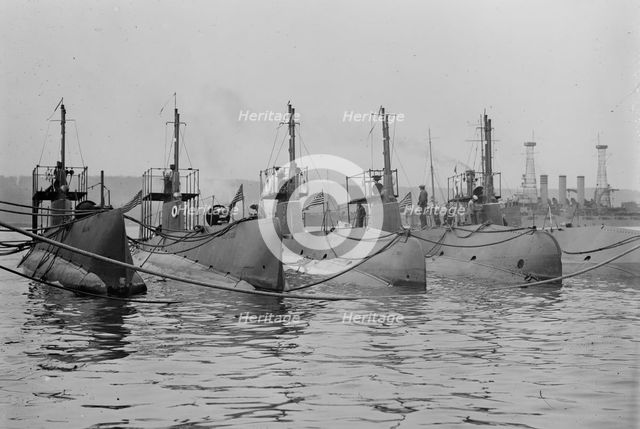 SALEM, GRAYLING, TARPON, OCTOPUS, BONITA, and NEBRASKA, 1911. Creator: Bain News Service.