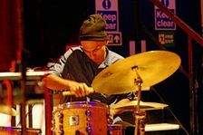 Saleel Raman, Robert Mitchell True Think, Battle Jazz Festival, Battle, East Sussex, July 2023. Creator: Brian O'Connor