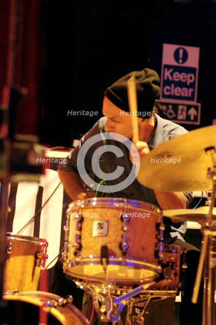 Saleel Raman, Robert Mitchell True Think, Battle Jazz Festival, Battle, East Sussex, July 2023. Creator: Brian O'Connor.