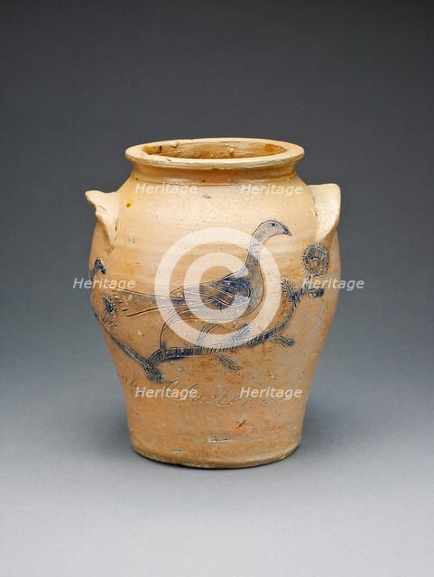 Saleratus Jar, 1848. Creator: George Muk.