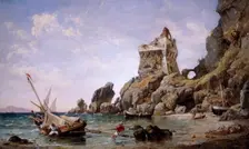 Salerno, Italy, 1849. Artist: Edward William Cooke