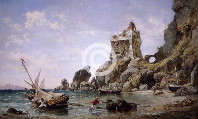 Salerno, Italy, 1849.   Artist: Edward William Cooke