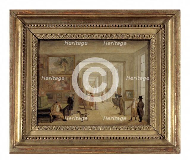 Sales rooms at the Elysée Palace, in 1797, current 8th arrondissement, 1797. Creator: Jacques-Albert Senave.