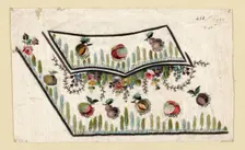 Salesman's Sample (Waistcoat Pocket), France, 1780/90. Creator: Unknown