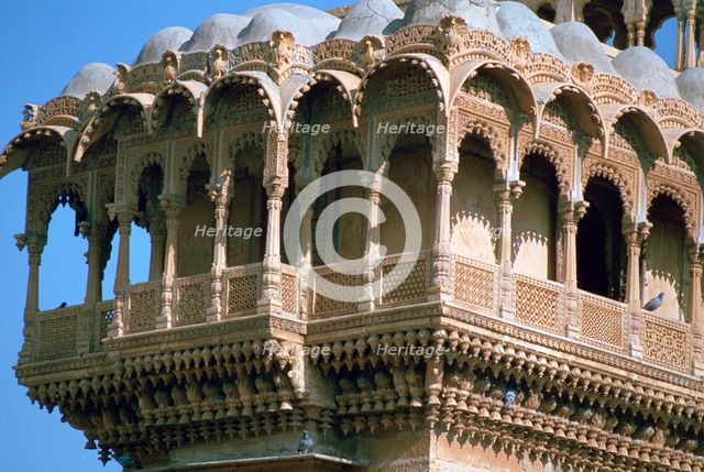Salim Singh-ki-Haveli, Jaisalmer, Rajasthan, India. Creator: Vivienne Sharp.