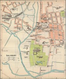 Salisbury c20th Century. Artist: John Bartholomew