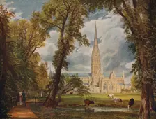 Salisbury Cathedral 1823, (c1915). Artist: John Constable