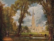 Salisbury Cathedral 1823, (c1915). Artist: John Constable