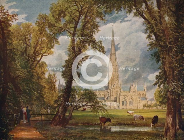 'Salisbury Cathedral', 1823, (c1915). Artist: John Constable.