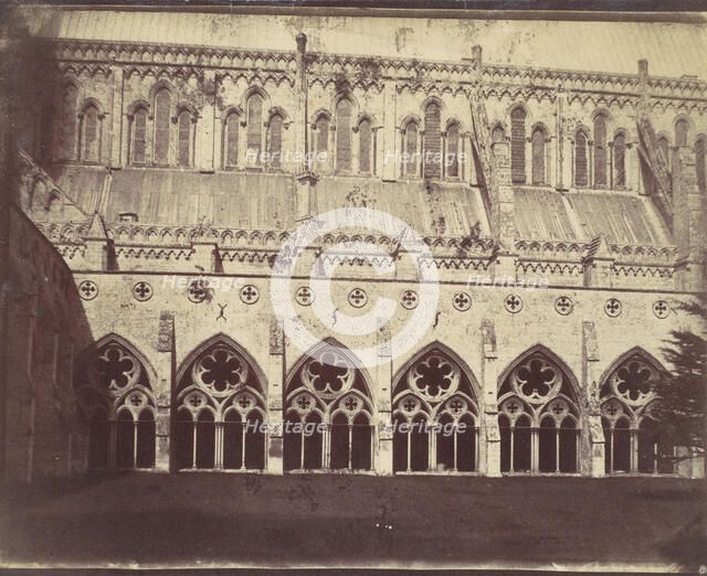 Salisbury Cathedral, 1850s. Creator: Unknown.