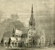 Salisbury Cathedral 1890. Creator: Unknown