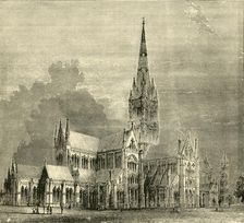 Salisbury Cathedral 1890. Creator: Unknown