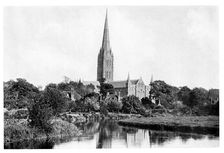 Salisbury Cathedral, 1901.Artist: London Stereotype Works