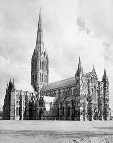 Salisbury Cathedral, Wiltshire, c1955. Creator: Arthur Charles Kirby Ware