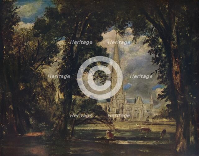'Salisbury Cathedral', c1823. Artist: John Constable.