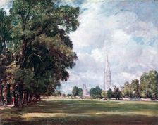 Salisbury Cathedral from Lower Marsh Close 1820. Artist: John Constable