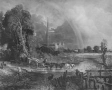 Salisbury Cathedral from the Meadows 1831, (1917)