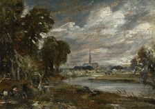 Salisbury Cathedral From The River Nadder, c1829. Creator: John Constable