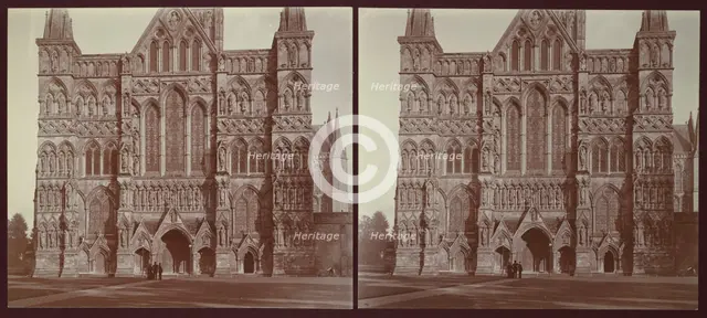 Salisbury Cathedral, Salisbury, Wiltshire, Wiltshire, 1913. Creator: Walter Edward Zehetmayr.