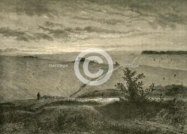 'Salisbury Plain, from near Amesbury', 1898. Creator: Unknown.
