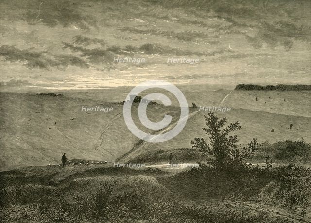 'Salisbury Plain, from near Amesbury', 1898. Creator: Unknown.