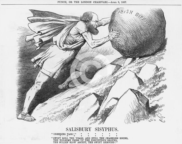 'Salisbury Sisyphus', 1887. Creator: Joseph Swain.
