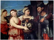 Salome 16th century. Artist: Bernardino Licinio