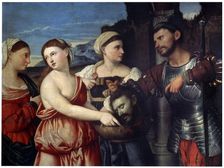 Salome 16th century. Artist: Bernardino Licinio
