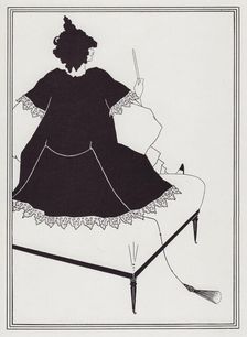 Salome on [a] Settle, 1893. Creator: Aubrey Beardsley