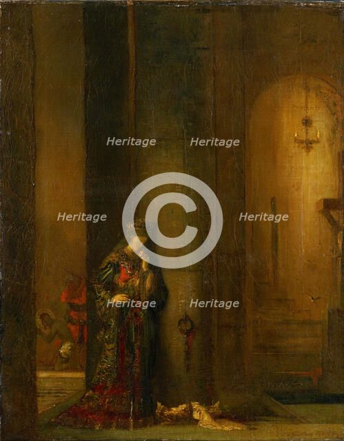 Salome at the Prison. Artist: Moreau, Gustave (1826-1898)