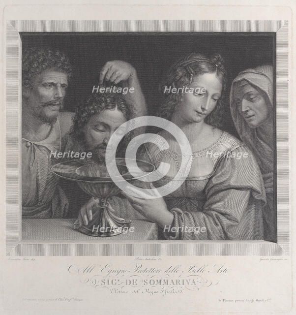 Salome and the head of Saint John the Baptist, 1815-35. Creator: Giovita Garavaglia.