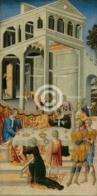 Salome Asking Herod for the Head of Saint John the Baptist, 1455/60. Creator: Giovanni di Paolo.