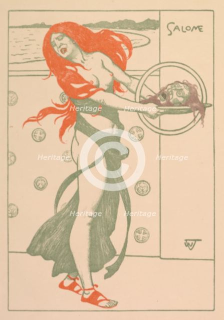 Salomé . Creator: Wilhelm Volz (German, 1855-1901); Original lithographie Pan II 3.
