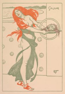 Salomé . Creator: Wilhelm Volz (German, 1855-1901); Original lithographie Pan II 3