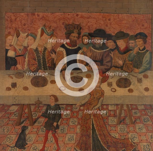 Salome Dancing before Herod. Creator: Spanish (Catalan) Painter (mid-15th century).
