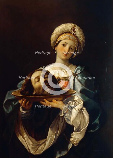 Salome holding the head of John the Baptist, ca 1638. Creator: Reni, Guido (1575-1642).
