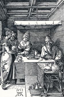 Salome Presenting the Head of St John the Baptist to Herodias 1511 (1906). Artist: Albrecht Durer